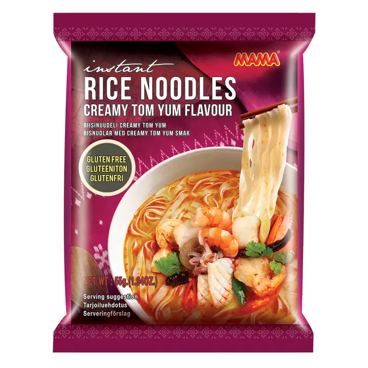 Mama riisinuudlid Creamy Tom Yum, gluteenivaba, 55g