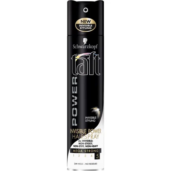 Juukselakk Taft Power Invisible Power 250ml