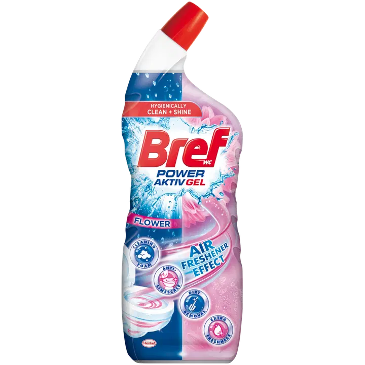 Bref power aktiv wc-geel flower 700ml