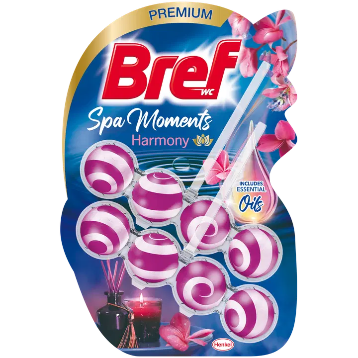 WC-värskendaja Bref Spa Moments Harmony 2x50g