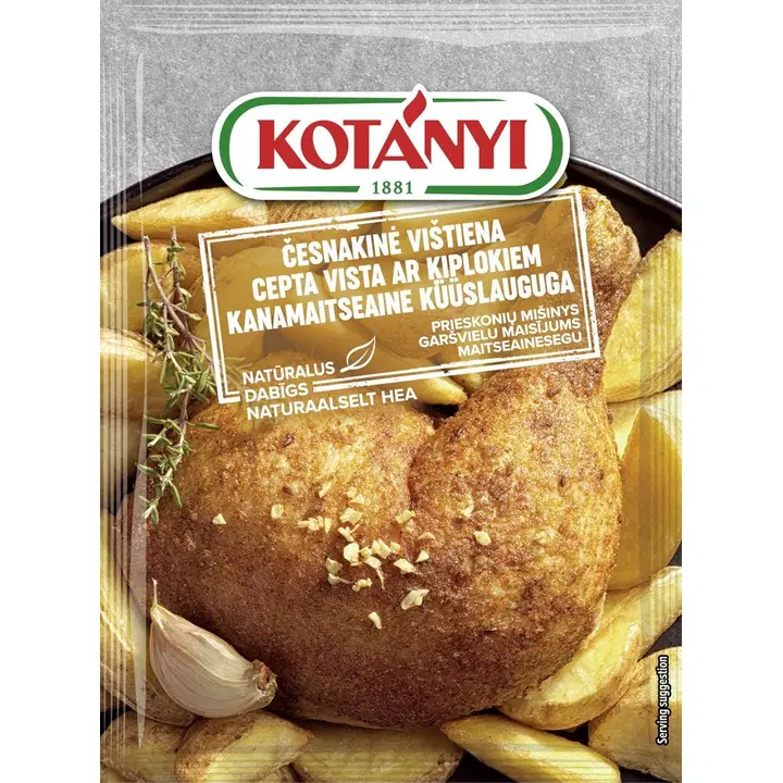 Kotanyi Kanamaitseaine küüslauguga 30gr