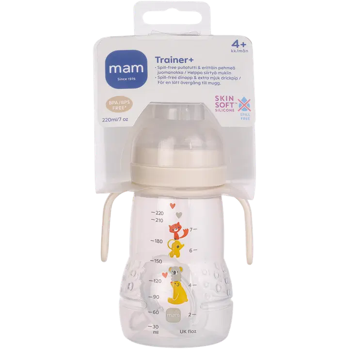 MAM Trainer esimene joogitass 220 ml 4 k