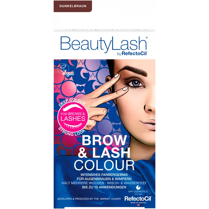 Beautylash kulmu-ja ripsmevärv tumepruun