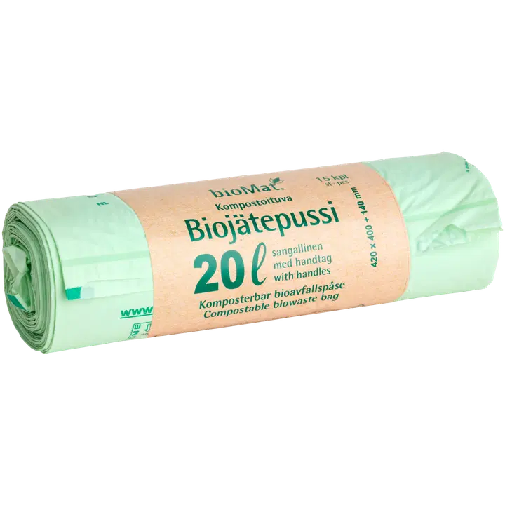 Biolagunev prügikott Biomat 20l 15tk