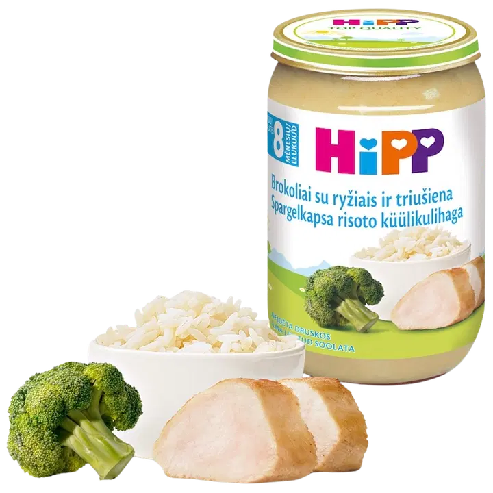 Hipp brokolirisoto küülikulihaga 220 g, alates 8-elukuust