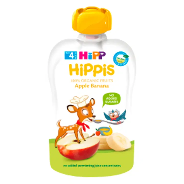 HiPP Hippis õunapüree banaaniga ÖKO peale 4k.