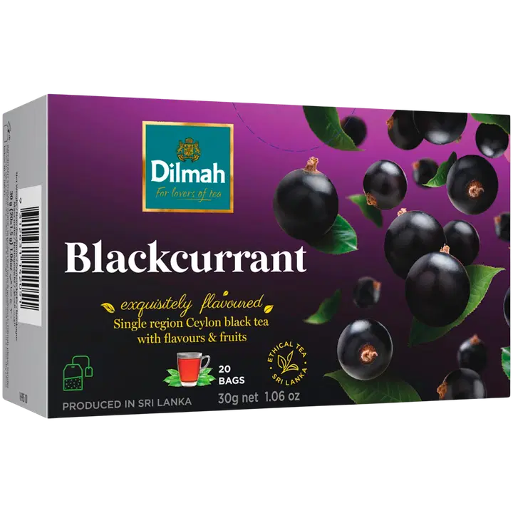 Dilmah must tee mustasõstramaitseline 20 x 1,5 g