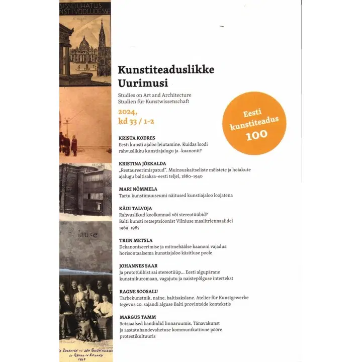 KUNSTITEADUSLIKKE UURIMUSI