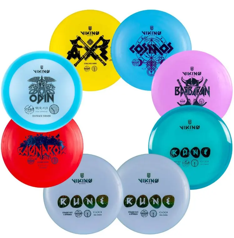 Viking discs starter set 8-kiekkoa