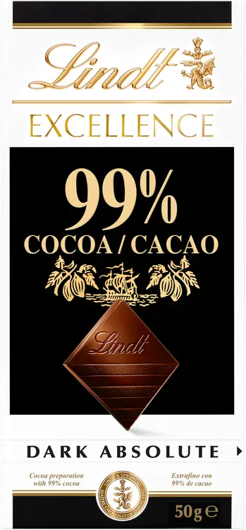 Lindt EXCELLENCE Jalostettu kaakaolevy 99% 50g