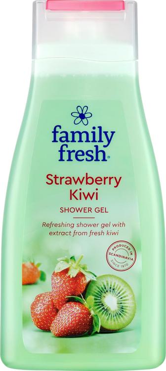 Family Fresh Strawberry Kiwi shower gel suihkugeeli 500ml