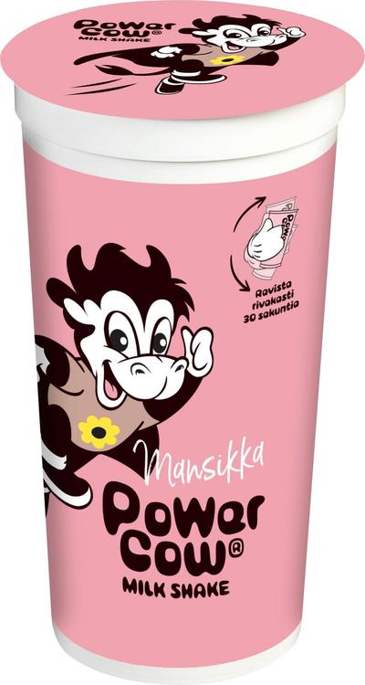 Arla Power Cow 200ml Mansikanmakuinen pirtelö
