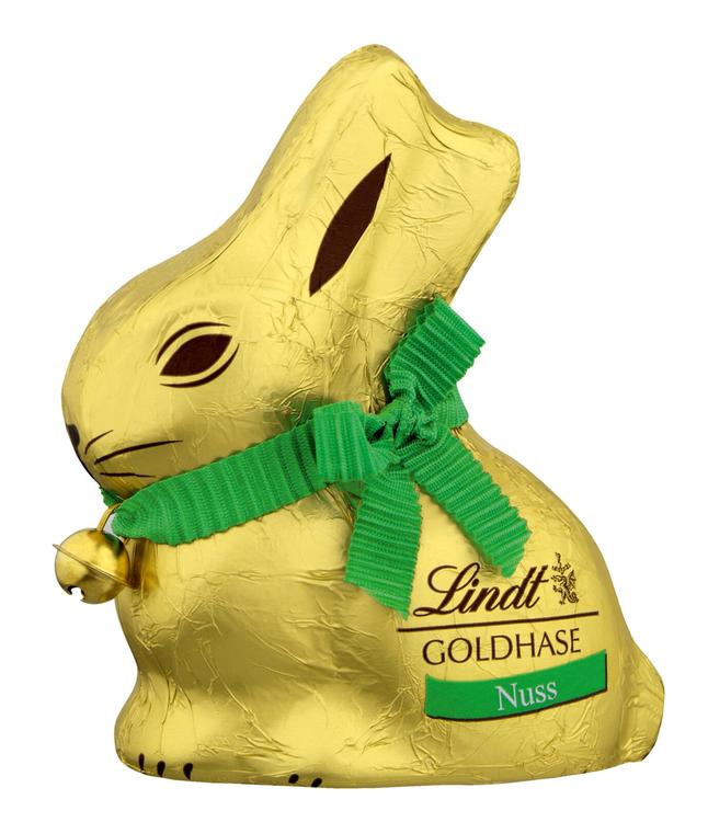 Lindt Gold Bunny Hasselpähkinä maitosuklaakuvio 100g