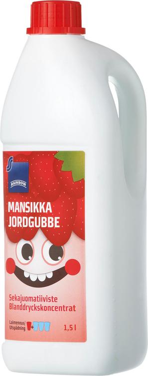 Rainbow maasikantsentraat 1+3 1,5 L
