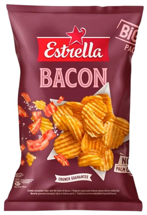 ESTRELLA peekonimaitselised kartulikrõpsud 180g