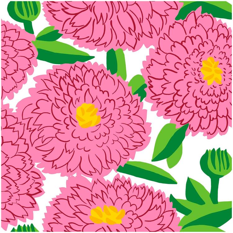 Marimekko Primavera pinkki lautasliina 20kpl/33cm