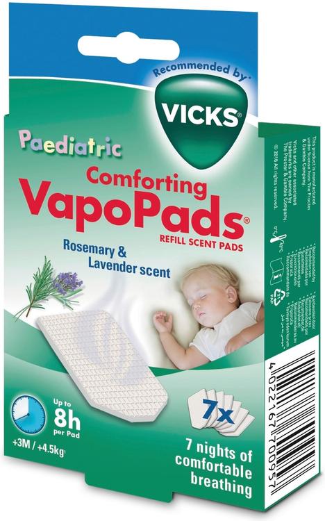 Lõhnapadi inhalaatorile Vicks VBR7E 7tk lavendel