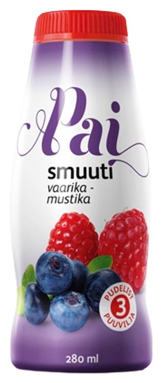 Pai vaarika-mustika smuuti 280ml