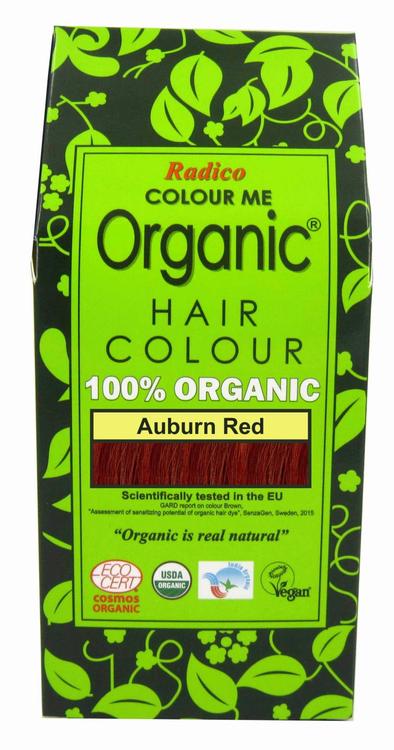 RADICO 100G HIUSVÄRI KASTANJAPUNAINEN COLOUR ME ORGANIC