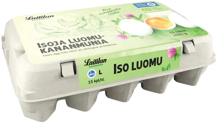 Laitilan Kanatarha iso luomu kananmuna L15