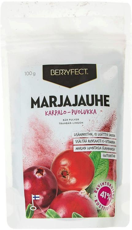 Berryfect 100g karpalo-puolukka marjajauhe