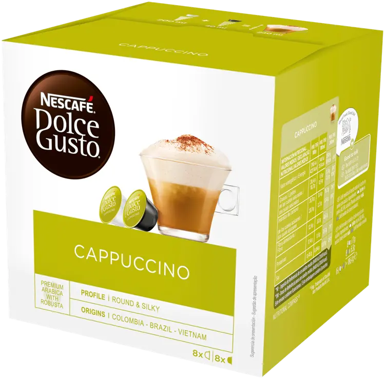 Nescafé Dolce Gusto 16kaps/186,4g Cappuccino maitokahvikapseli