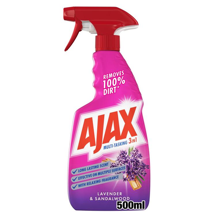 Ajax Mood Boosting 3in1 Lavender & Sandalwood puhdistusspray 500ml