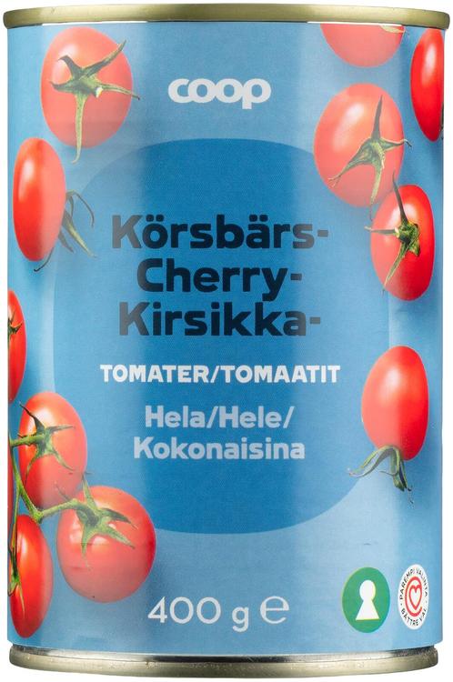 Coop kokonaiset kirsikkatomaatit 400 g