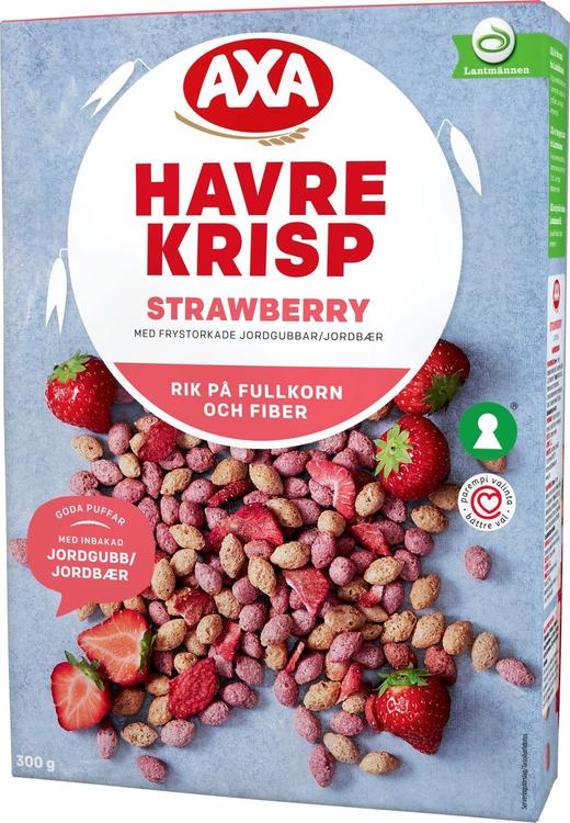 AXA Havre Krisp Mansikka 300g