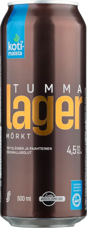 Kotimaista Tumma Lager 4,5% 0,5L olut