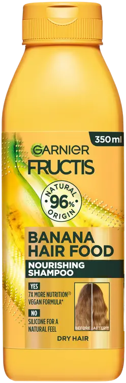 Garnier Fructis Hair Food Banana shampoo kuiville hiuksille 350ml
