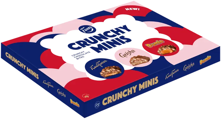 Fazer Crunchy Minis suklaakonvehteja 148g