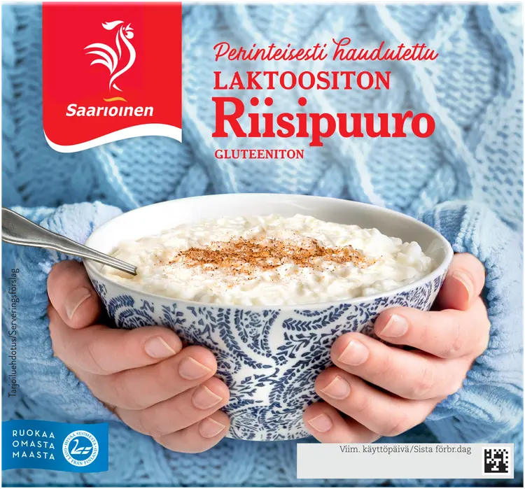 Saarioinen Laktoositon riisipuuro 270g