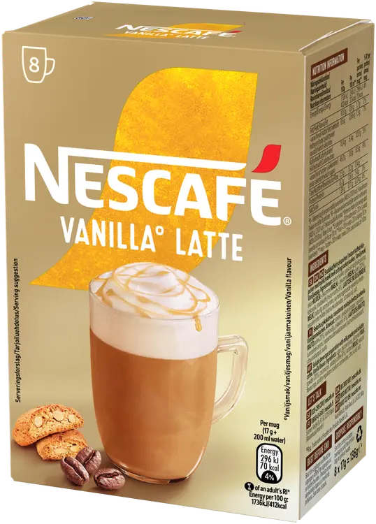 Nescafé Vanilla Latte 136g erikoispikakahvi