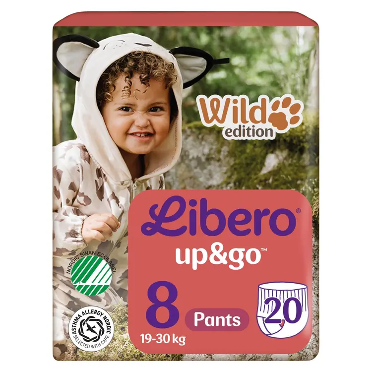LIBERO Up&Go housuvaippa, koko 8, 20 kpl, 19-30kg
