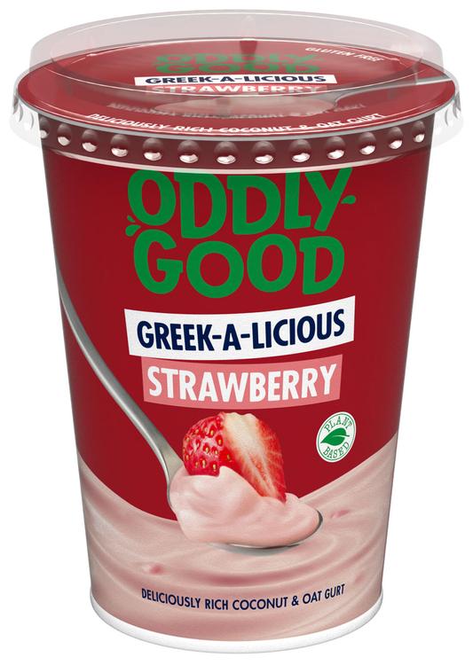 Oddlygood® Greek-a-licious 380 g mansikka