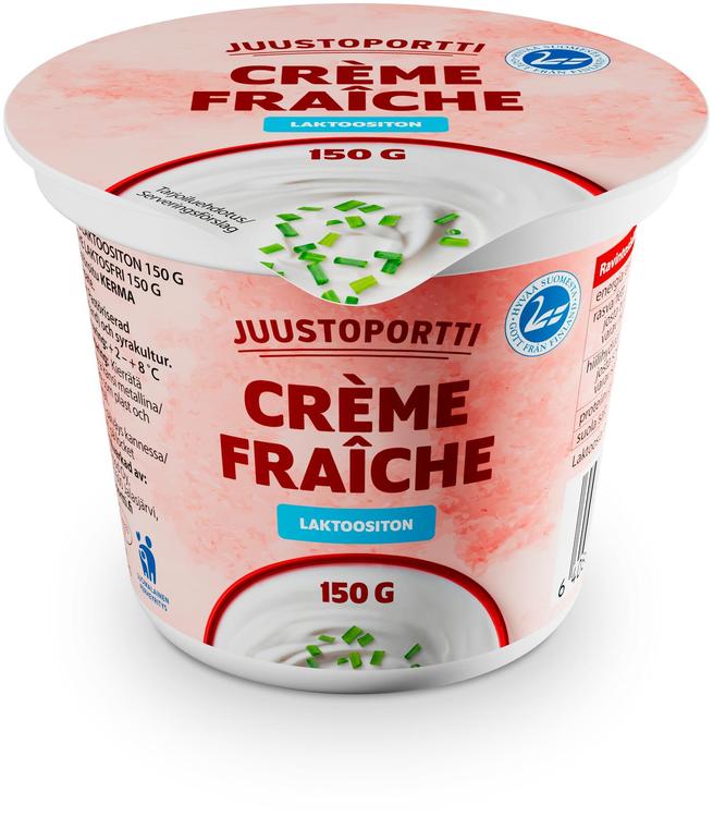 Juustoportti Crème Fraîche 150 g laktoositon