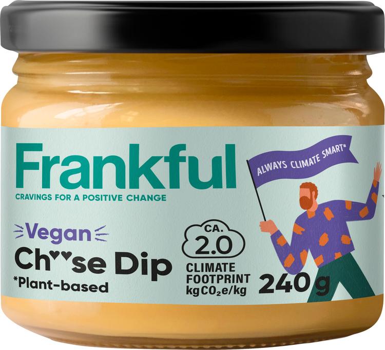 Frankful vegan ch**se dip vegaaninen juustonmakuinen dippikastike 240g