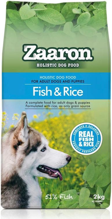 Zaaron holistic 2,0 kg kala-riisi koiran ruoka