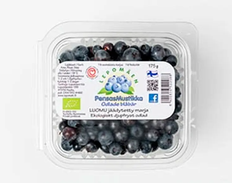 Lepomäen Tila pensasmustikka 175 g pakaste