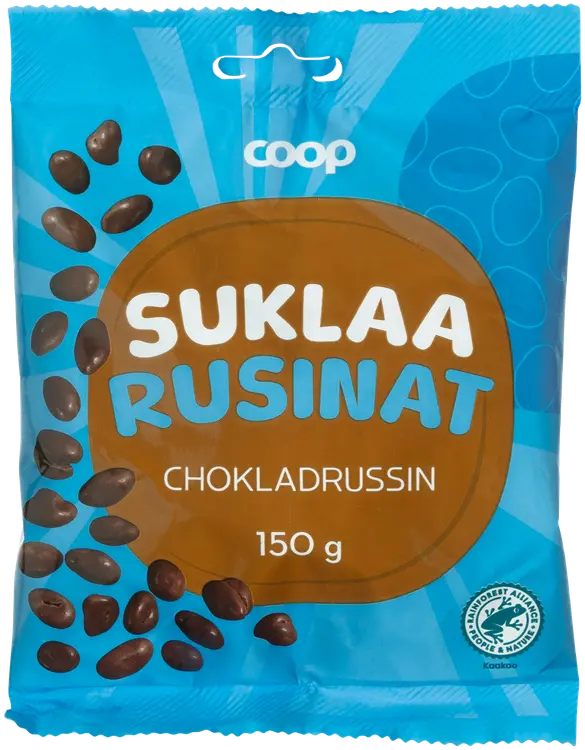 Coop suklaarusinat 150g