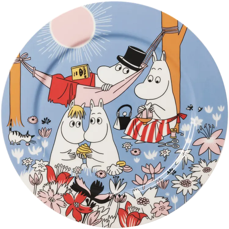 Moomin Arabia Perheen parissa tarjoilulautanen 30 cm