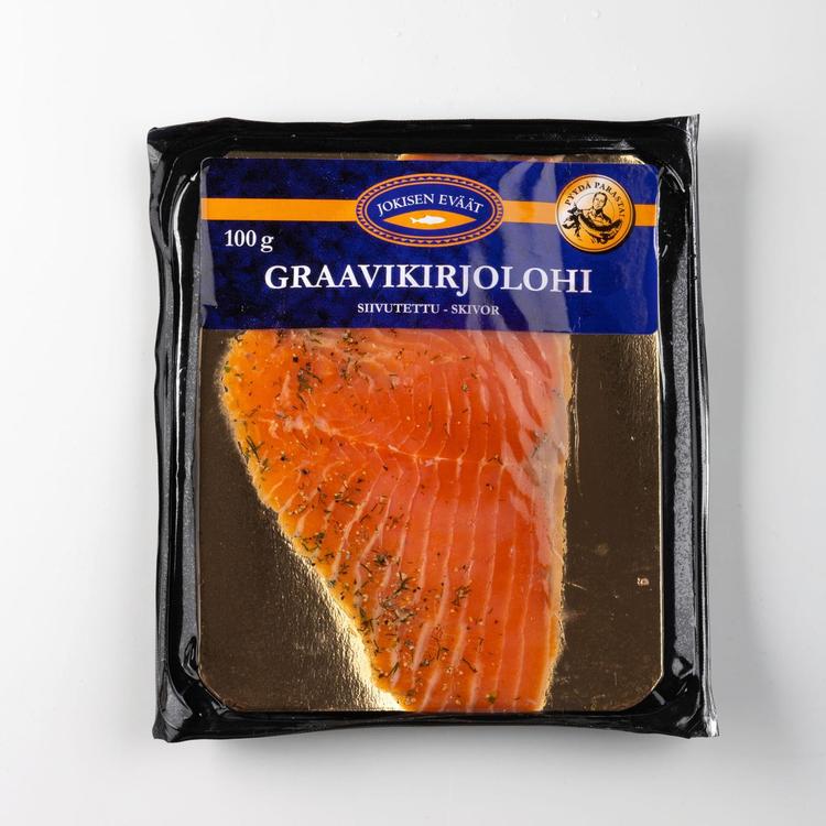 Jokisen Eväät Graavikirjolohiviipale 100g