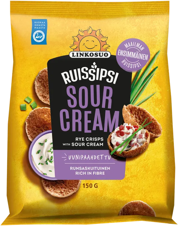 Linkosuo Ruissipsi 150g sour cream