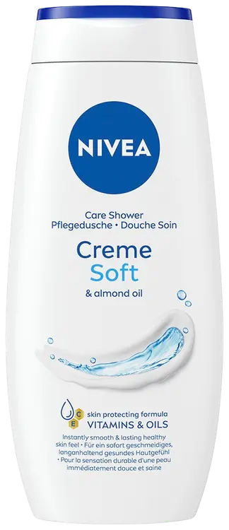 NIVEA 250ml Creme Soft Care Shower -suihkusaippua