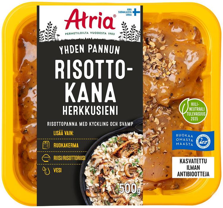 Atria Yhden Pannun Risottokana Herkkusieni 500g