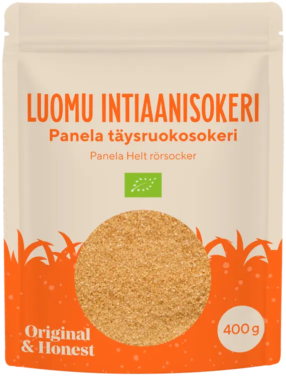 Organic Health Original & Honest Luomu Intiaanisokeri (panelasokeri) 400g