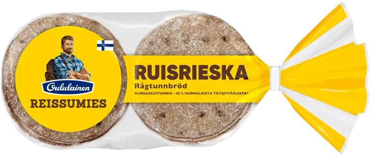 Oululainen Reissumies Ruisrieska 6kpl 270g