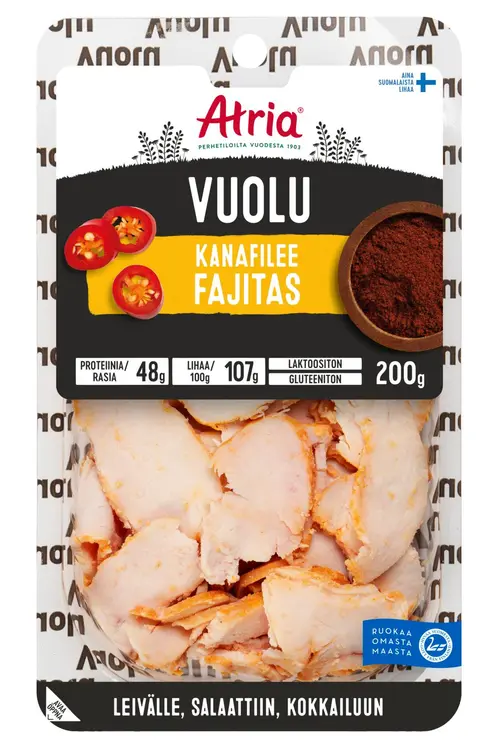 Atria Vuolu Kana Fajitas 200g