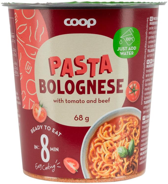 Coop bolognese-pastakuppi 68 g